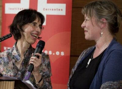 Coral Bracho and Katherine Pierpoint read together at the Cervantes Institute